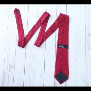 Nicole Miller Silk Red Tie